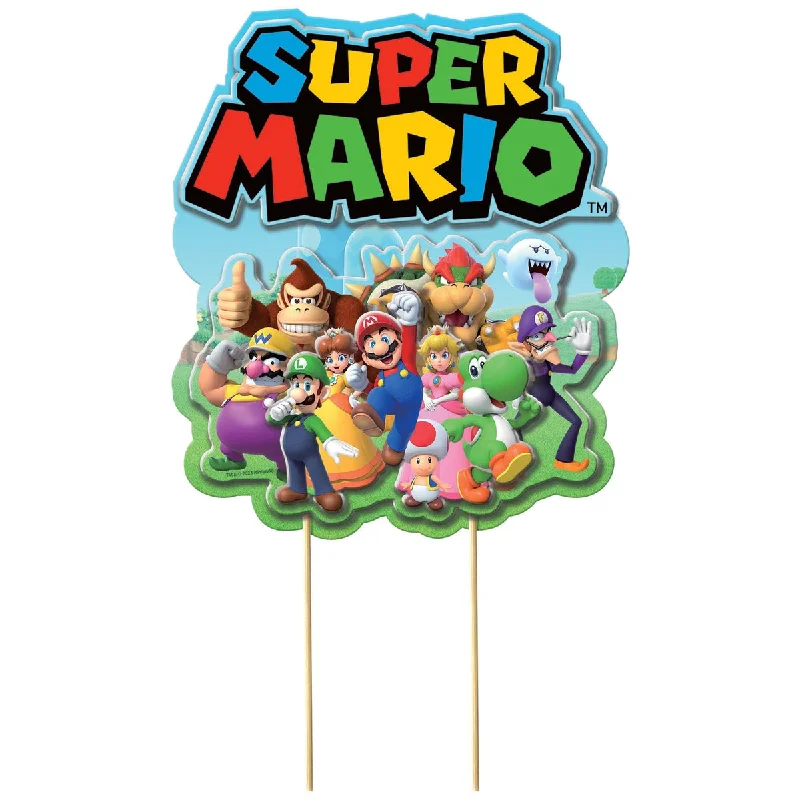 women's tops that offer a perfect blend of style, comfort, and affordabilitySuper Mario Bros Birthday Cake Topper | 1 ct