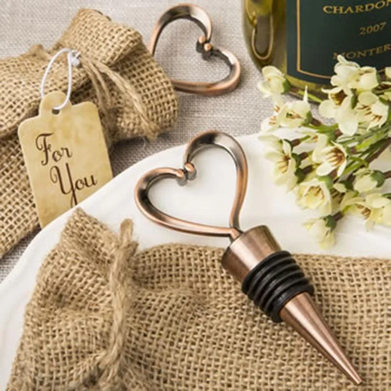 women's tops for gala dinnersBottle Stopper - Copper Heart