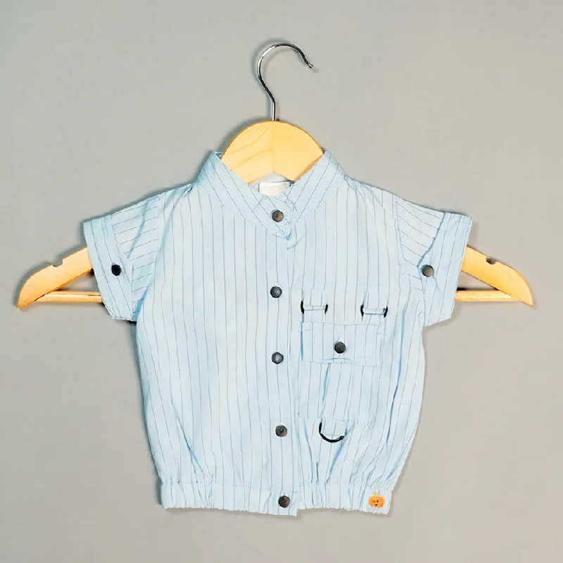 women's tops for those who love to experiment with fashionStripes & Buttons Design Top for Kids