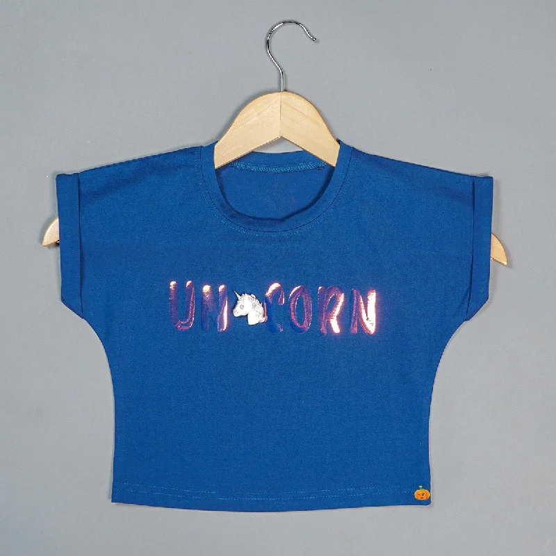 women's tops for those who believe in expressing their individuality through fashionUnicorn Print Top for Kids