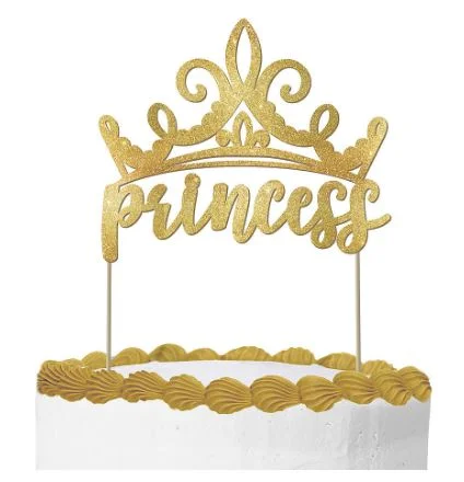 women's tops for those who want to show off their figure in a flattering wayDisney Princess Glitter Cake Topper | 1ct