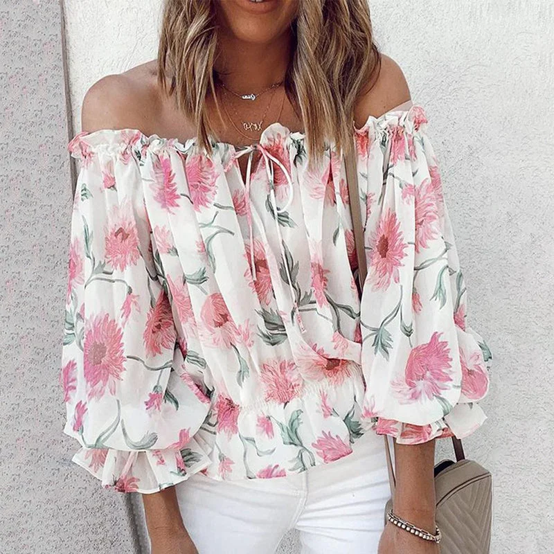 women's tops for those who want to add a bit of flair and personality to their looksJulia Fashion - Women Trendy Elegant Casual Shirt Female Stylish Blouse