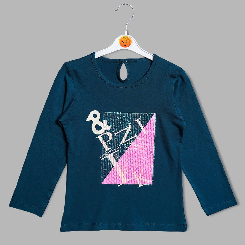 women's tops for those who want to wear pieces that are both functional and fashionableFantastic Sequin Top for Kids