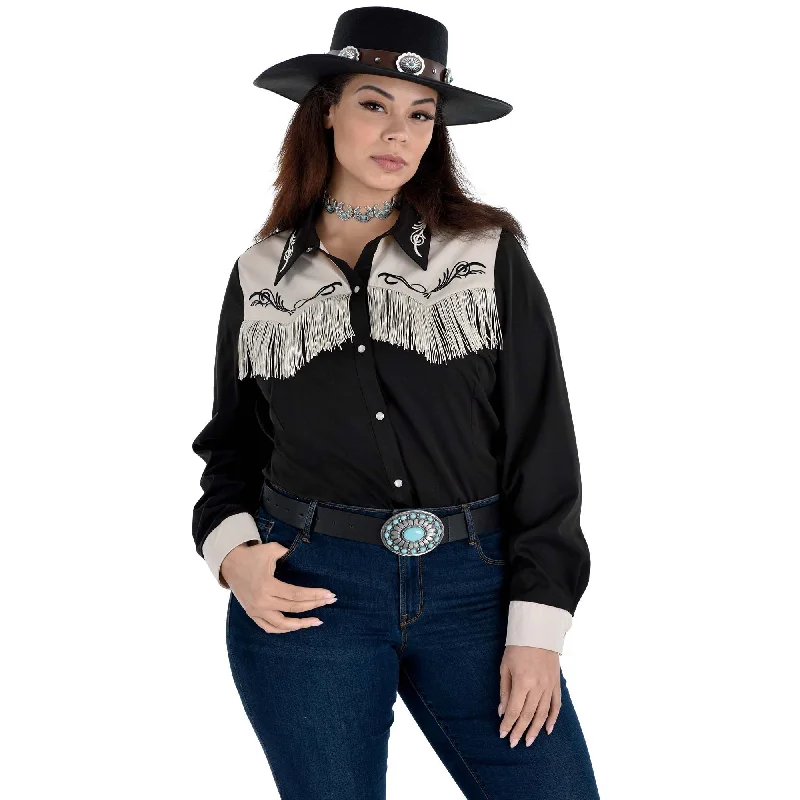 off-the-shoulder women's topsWestern Shirt for Plus Size Adults