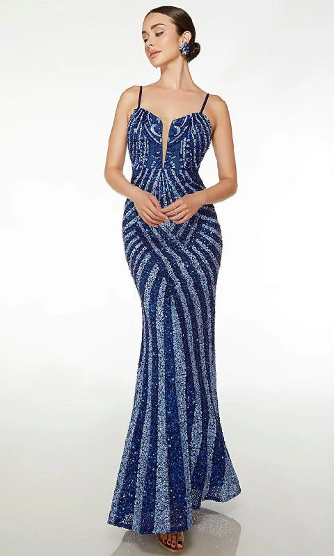 budget-friendly prom dressesAlyce Paris 61608 - Sequin Sleeveless Prom Dress