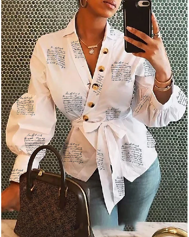 women's tops for those who want to stay cool and chic during warmer weatherJulia Fashion - Fashion Women Elegant OL Shirt Casual Blouses