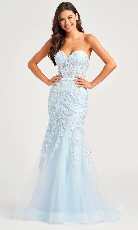 convertible prom dressesColette By Daphne CL5274 - Sequin Applique Prom Dress