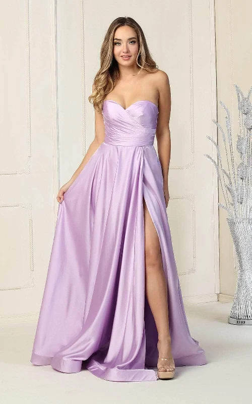 prom dresses for pear shapesMay Queen - MQ1846 Strapless Sweetheart Neck Prom Dress