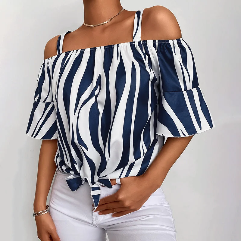 women's tops for those who want to add a personal touch to their wardrobe with unique and one-of-a-kind piecesJulia Fashion - Women Trendy Elegant Casual Shirts