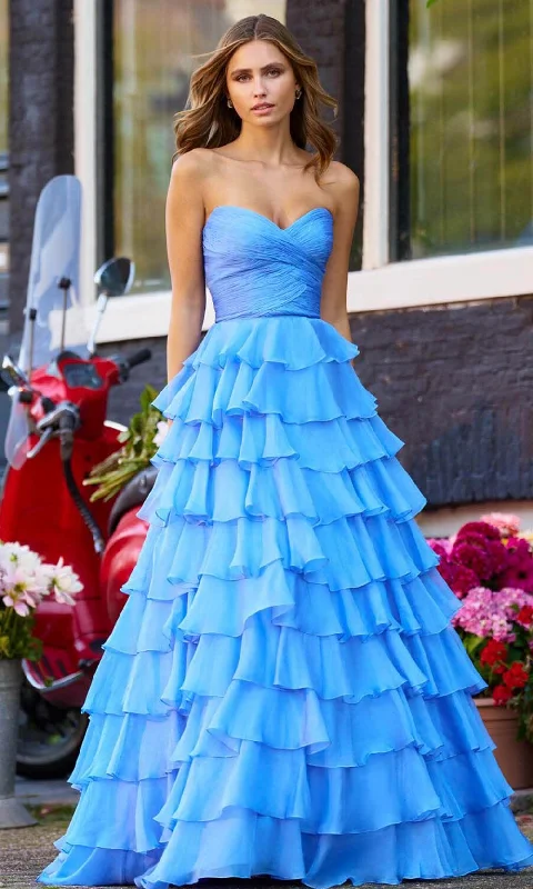 sweetheart neckline prom dressesSherri Hill 56346 - Strapless Sweetheart Prom Dress