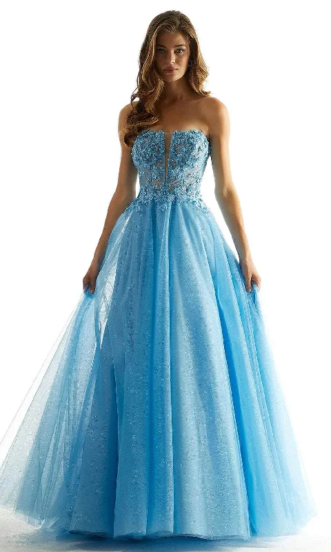 fitted prom dressesMori Lee 49086 - Crystal Beaded Prom Dress