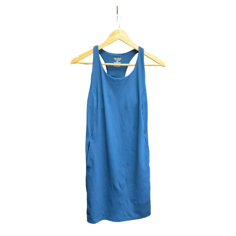 women's everyday dressesAthletic Dress By Tek Gear In Blue, Size: M