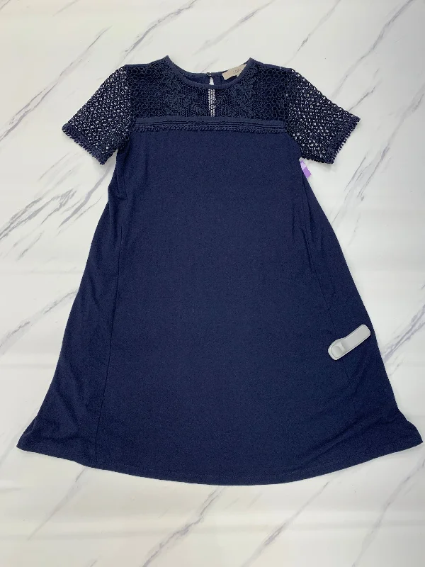 Ruffle DressDress Casual Short By Loft In Blue, Size: Petite   Xs