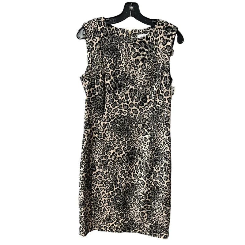 Organza DressDress Work By Calvin Klein In Leopard Print, Size: 10