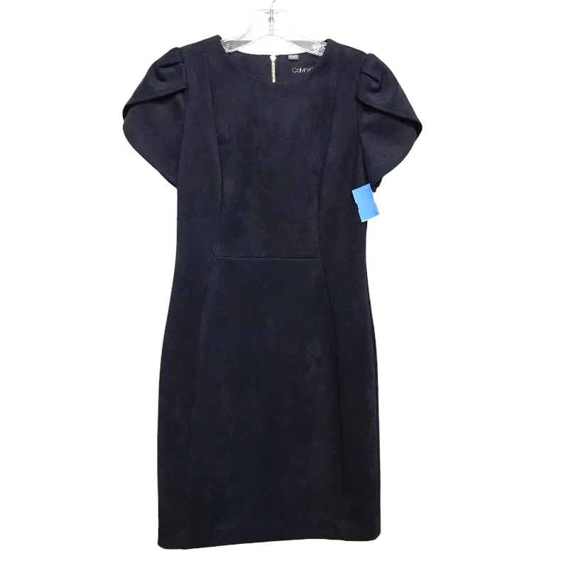 Shift DressDress Work By Calvin Klein In Navy, Size:S