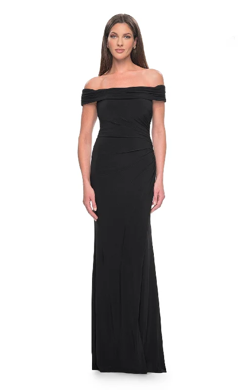 women's bow dressesLa Femme 31086 Dress