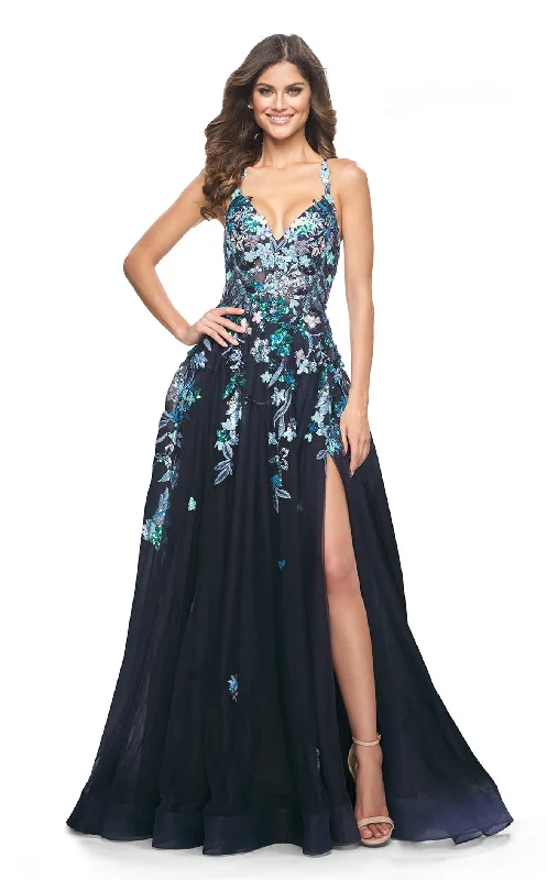 women's chiffon dressesLa Femme 32023 Dress