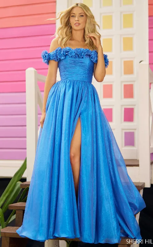 women's long-sleeved dressesSherri Hill 56194 Dress