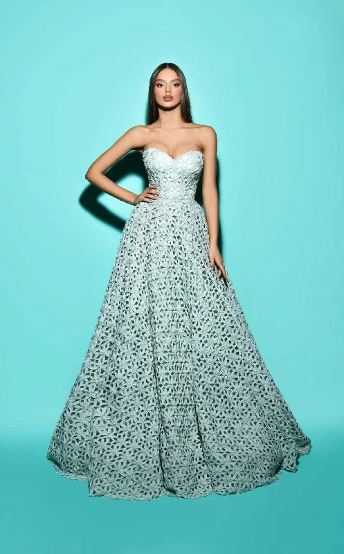 Beaded DressTarik Ediz 53003 Dress